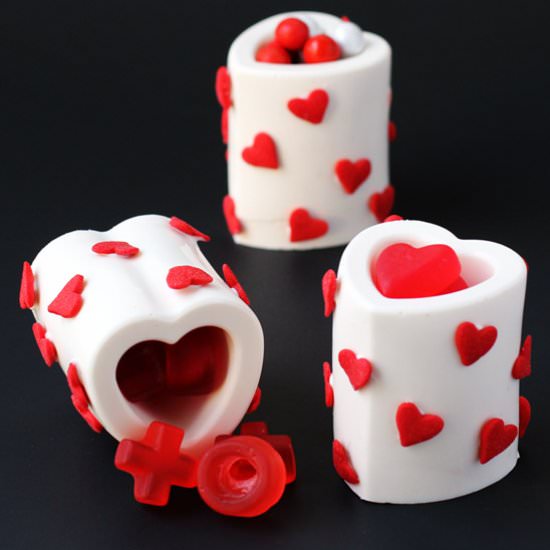 Valentine's Day Candy Cups - Recipe photo by Hungry Happenings