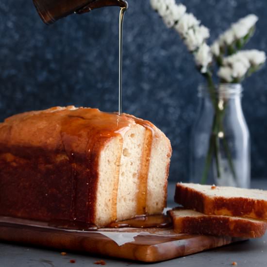 No Mixer Maple Pound Cake - Recipe photo by OneSarcasticBaker
