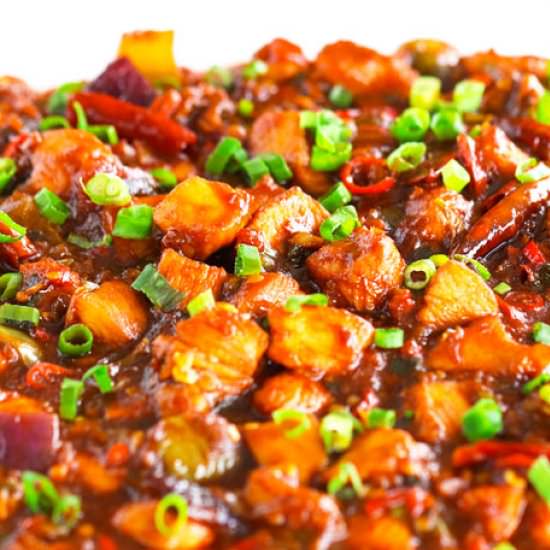 Indo-Chinese Chili Chicken - Recipe photo by That Spicy Chick