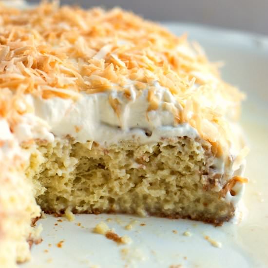 Coconut Tres Leches - Recipe photo by certifiedpastryaficionado