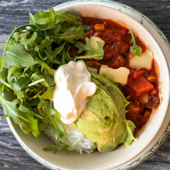 Black Bean Burrito Bowl - Recipe photo by suziethefoodie