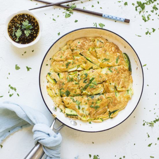 Korean Zucchini Pancakes - Recipe photo by Cook With Me Darling