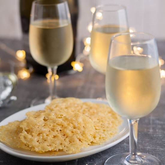 Parmesan Crisps - Recipe photo by Recipe Crumbs