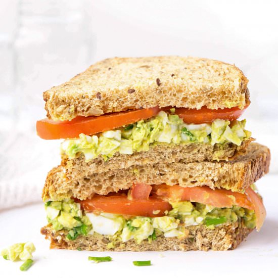 Avocado Egg Salad - Recipe photo by Hauteandhealthy