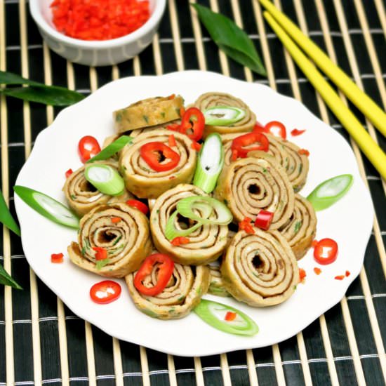 Spicy omelet rolls - Recipe photo by Culinaire bagage
