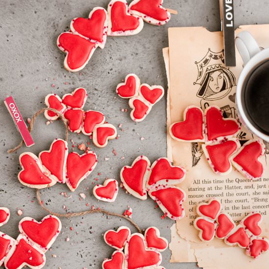 Valentine Cookies In A Snap - Recipe photo by OneSarcasticBaker