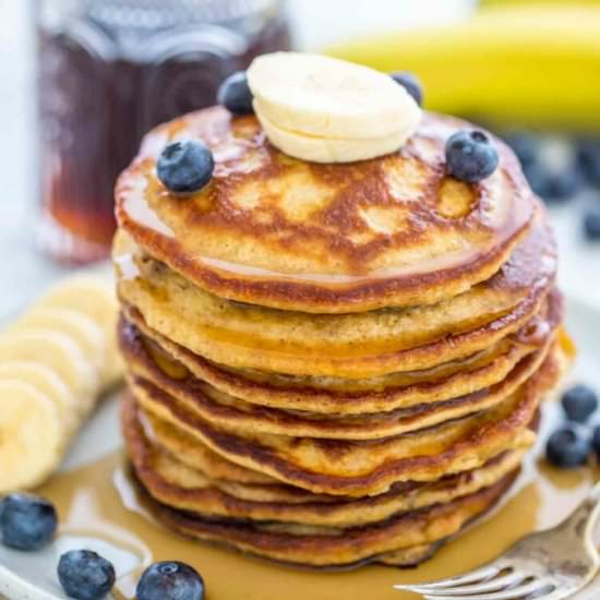 Healthy Pancake - Recipe photo by peasandpeonies