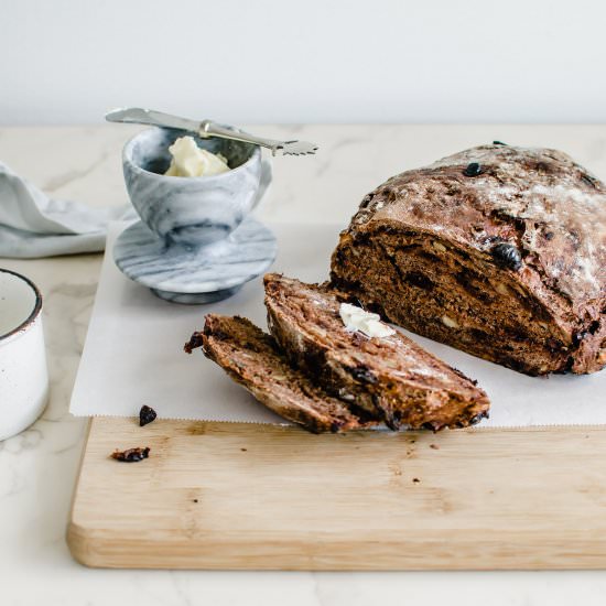 Chocolate Rye Boule - Recipe photo by SweetCayenne