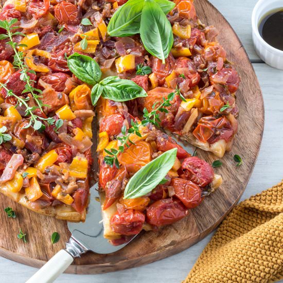 Tomato Tarte Tatin - Recipe photo by Your Ultimate Menu