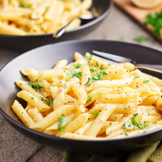 One Pot Pasta & Lemon Garlic Butter - Recipe photo by thepkpway