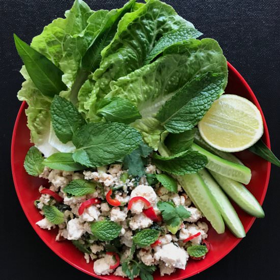 Thai Chicken Larb - Recipe photo by itsnotcomplicatedrecipes