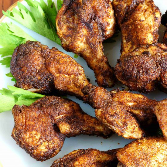 Spicy Dry Rub Chicken Wings - Recipe photo by littlebitrecipes