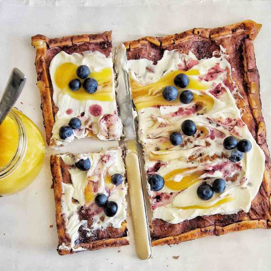 Blueberry Lemon Curd Tart - Recipe photo by SweetCaramelSunday