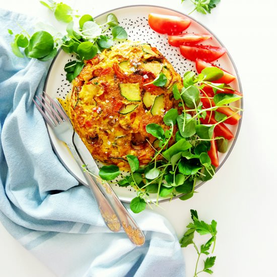Veggie Filled Omelette - Recipe photo by silviamagda