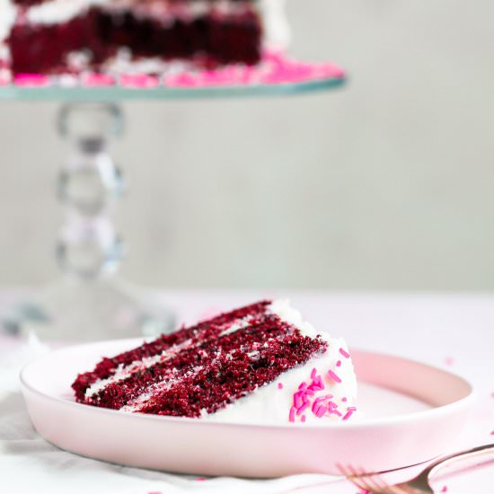 Homemade Red Velvet Cake - Recipe photo by SprinklesandSeaSalt