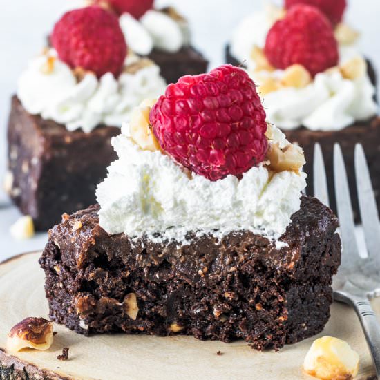Hazelnut Brownies - Recipe photo by piesandtacos