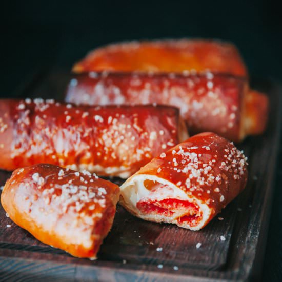 Pepperoni Cheese Pretzel Rollups - Recipe photo by ayokitchen