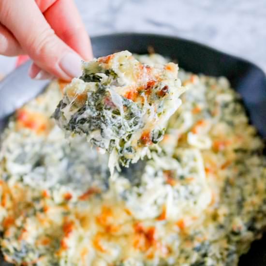 Spinach Artichoke Dip - Recipe photo by NOMasteKitchen