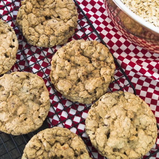Cowboy Cookies - Recipe photo by The Royally Baked