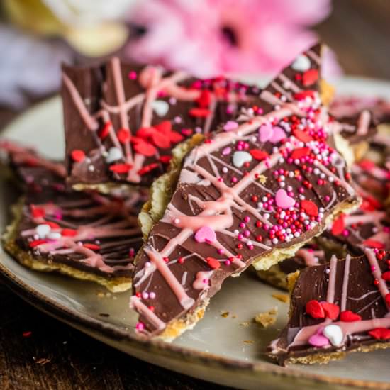 Saltine Toffee Treats - Recipe photo by KyleeCooks