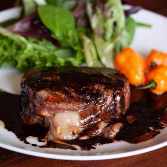Marinated & Stuffed Filet Mignons - Recipe photo by GiangisKitchen