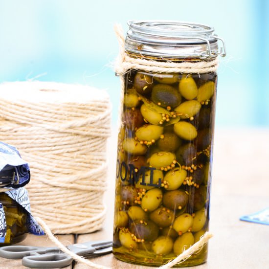 Mediterranean Marinated Oilves - Recipe photo by hadias lebanese cuisine