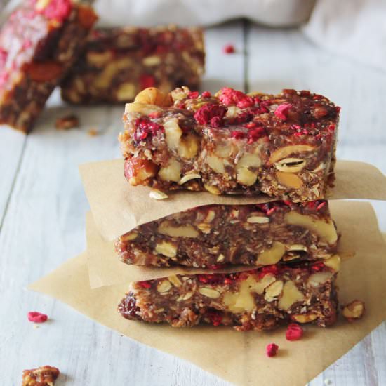 Nuts & Seeds Protein Bar - Recipe photo by Inspired Edibles