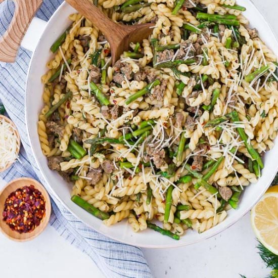 One Pan Lemon Pasta - Recipe photo by rachelcooksblog