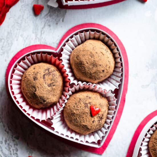 Dairy Free Vegan Chocolate Truffles - Recipe photo by foodfaithfitness