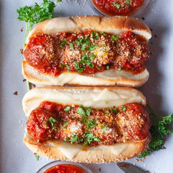 Slow Cooker Meatball Subs - Recipe photo by DailyAppetite