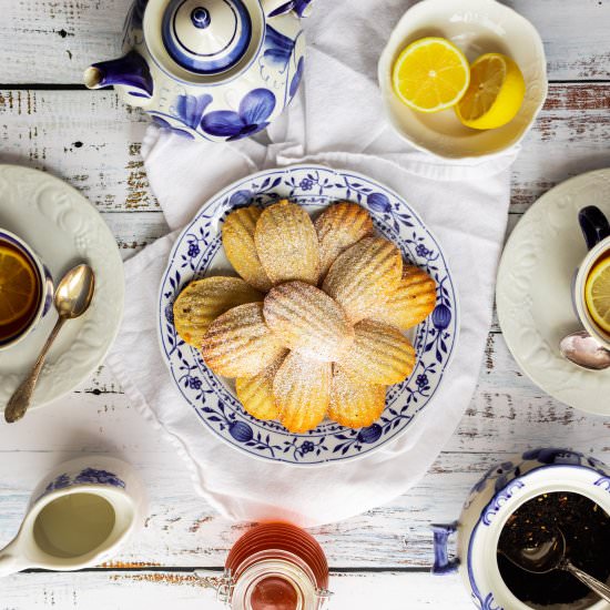 Orange Madeleine Cakes - Recipe photo by skillets and pots