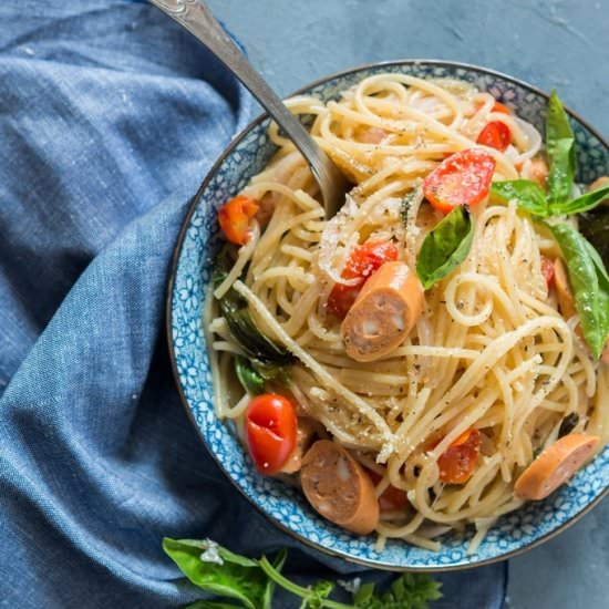 One Pot Pasta - Recipe photo by currytrail