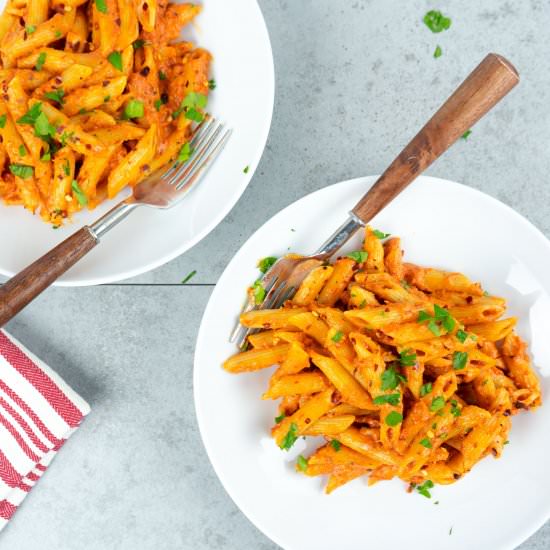 Classic Penne alla Vodka - Recipe photo by sipandspice