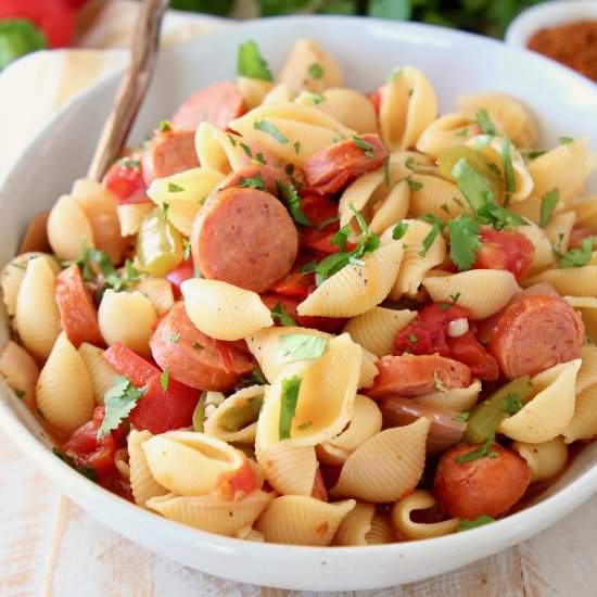 One Pot Cajun Pasta - Recipe photo by Whitney Bond