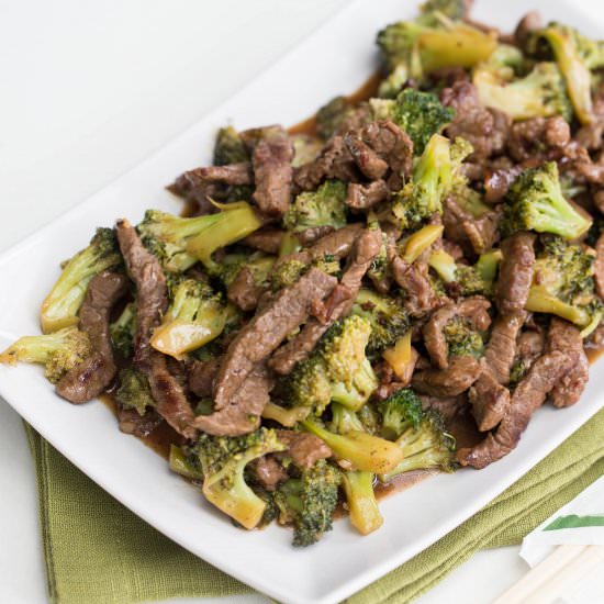 One Pot Beef & Broccoli Recipe - Recipe photo by momsdish
