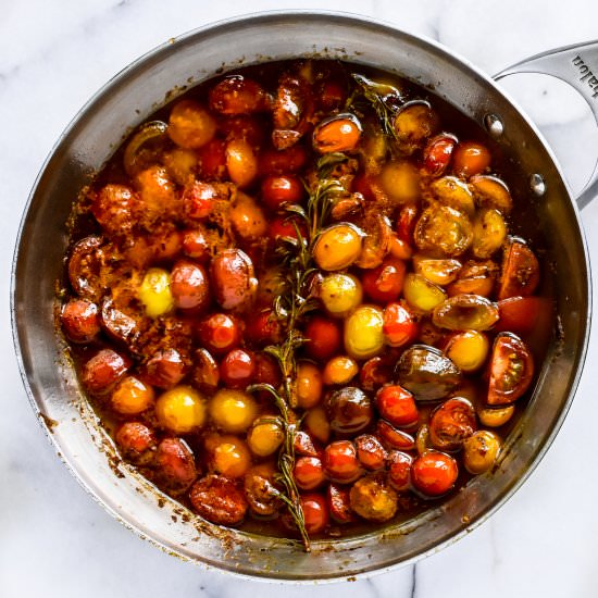 Smothered Tomatoes - Recipe photo by apleasantlittlekitchen