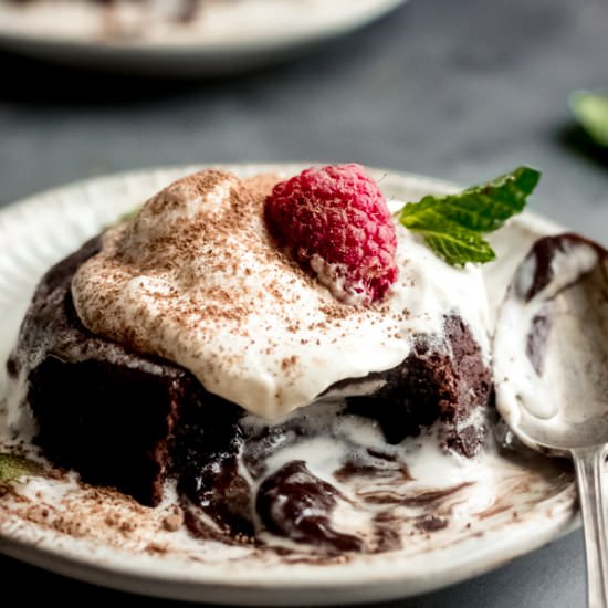 Chocolate Lava Cakes for Two - Recipe photo by bluebowlrecipes