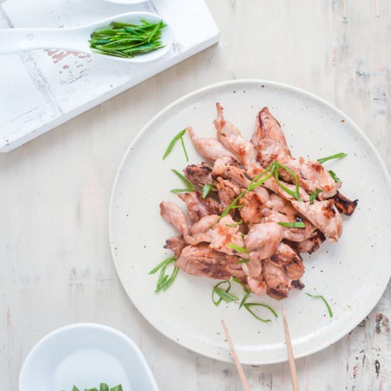 Broiled Asian Chicken Thighs - Recipe photo by SlenderKitchen