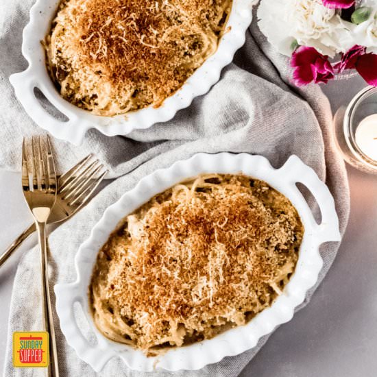 Chicken Tetrazzini - Recipe photo by SundaySupper