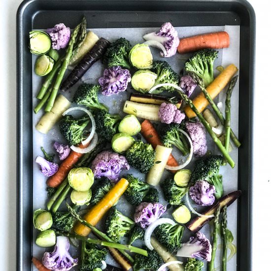 Sheet Pan Roasted Vegetables - Recipe photo by Nictastingspoon
