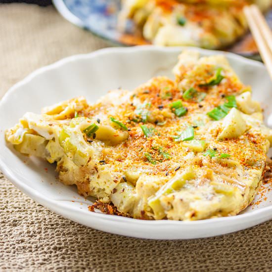 Chinese bitter melon egg frittata - Recipe photo by dailycookingquest