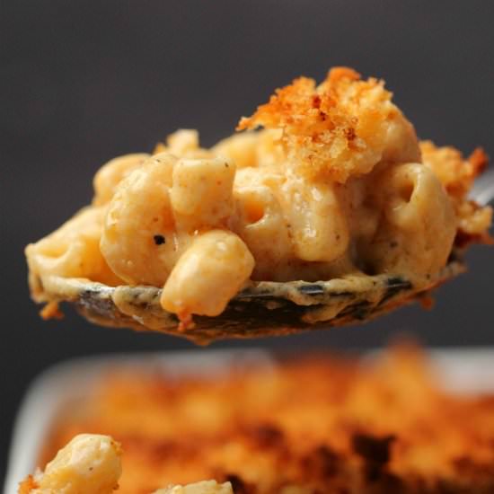 Baked Vegan Mac and Cheese - Recipe photo by lovingitvegan