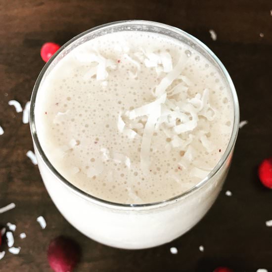 Cranberry & Coconut Smoothie - Recipe photo by moneysavvyliving