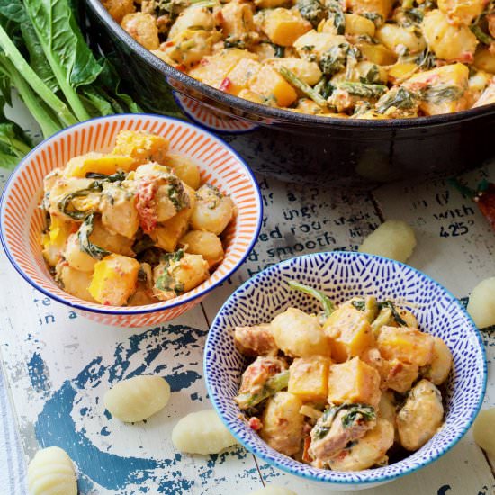 Butternut Squash & Chorizo Gnocchi - Recipe photo by joskitchenlarder
