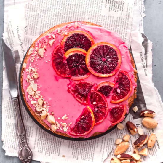 Brazilian Nut Blood Orange Cake - Recipe photo by OneSarcasticBaker