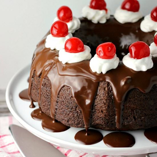 Chocolate Cherry Cake - Recipe photo by ReneesKitchenAdventures