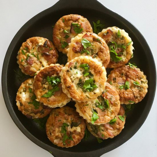Bacon and Onion Tarts - Recipe photo by itsnotcomplicatedrecipes