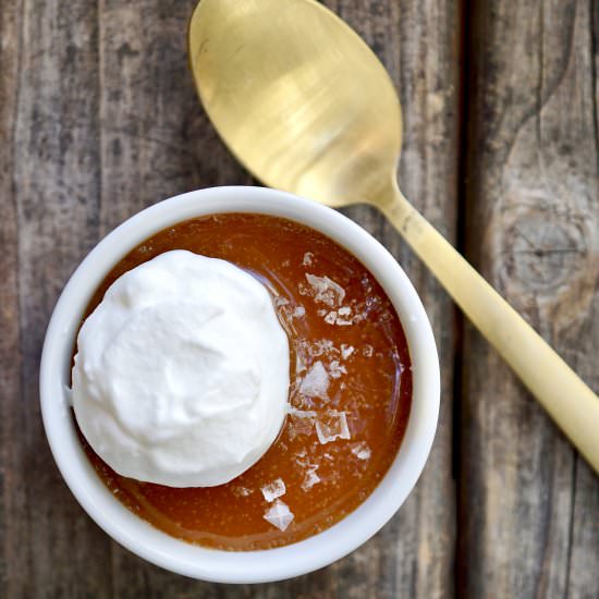Butterscotch Pot De Crème - Recipe photo by simmerandsauce