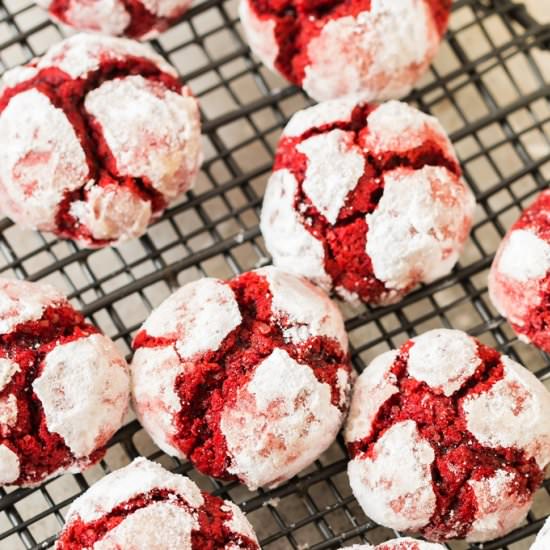 Red Velvet Crinkle Cookies - Recipe photo by currytrail