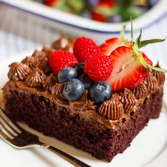 Egg Free Chocolate Cake - Recipe photo by MunatyCooking